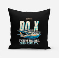 Thumbnail for Dornier Do X - Cartoon - Pillow - Black
