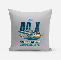 Thumbnail for Dornier Do X - Cartoon - Pillow - Light Gray
