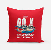 Thumbnail for Dornier Do X - Cartoon - Pillow - Red