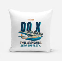 Thumbnail for Dornier Do X - Cartoon - Pillow - White