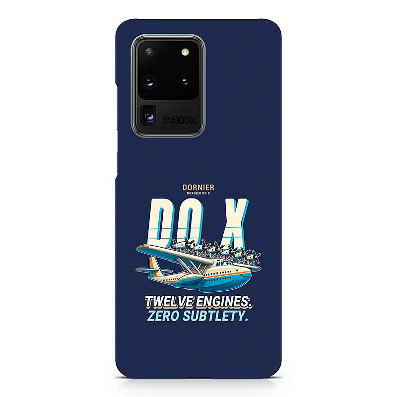 Dornier Do X - Cartoon - Samsung Case - Navy Blue