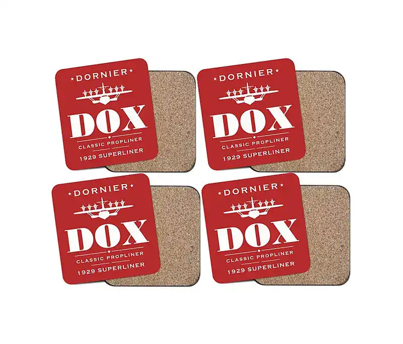 Dornier Do X - Heritage - Coaster Set - Red
