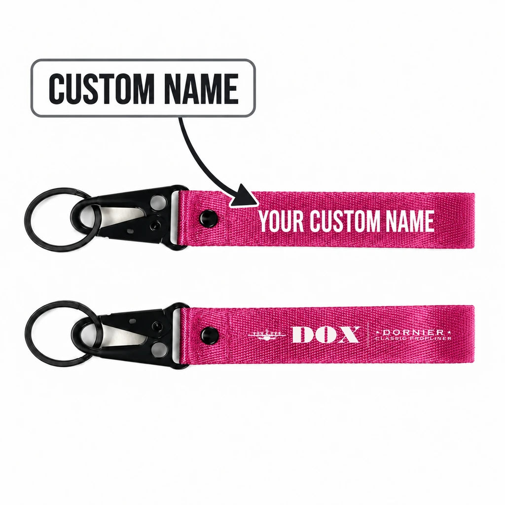 Dornier Do X Hawk-Shaped Key Chains - Pink - Heritage - Personalized