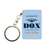Thumbnail for Dornier Do X - Heritage + Name - Key Chain - Light Blue