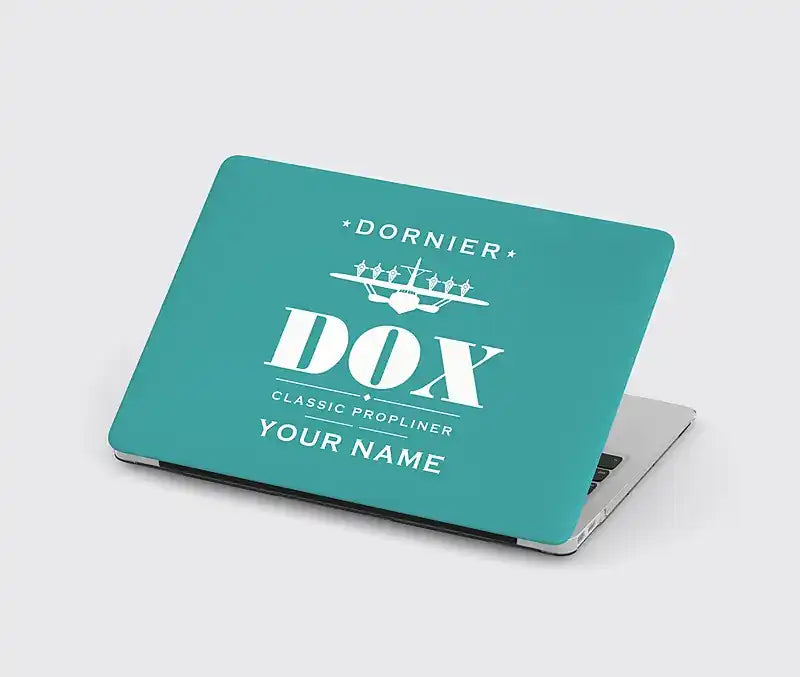 Dornier Do X - Heritage + Name - MacBook Case - Turquoise