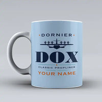 Thumbnail for Dornier Do X - Heritage + Name - Mug - Light Blue