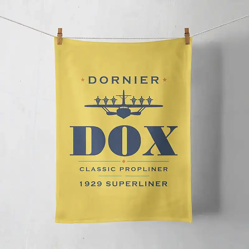 Dornier Do X - Heritage - Towel - Yellow