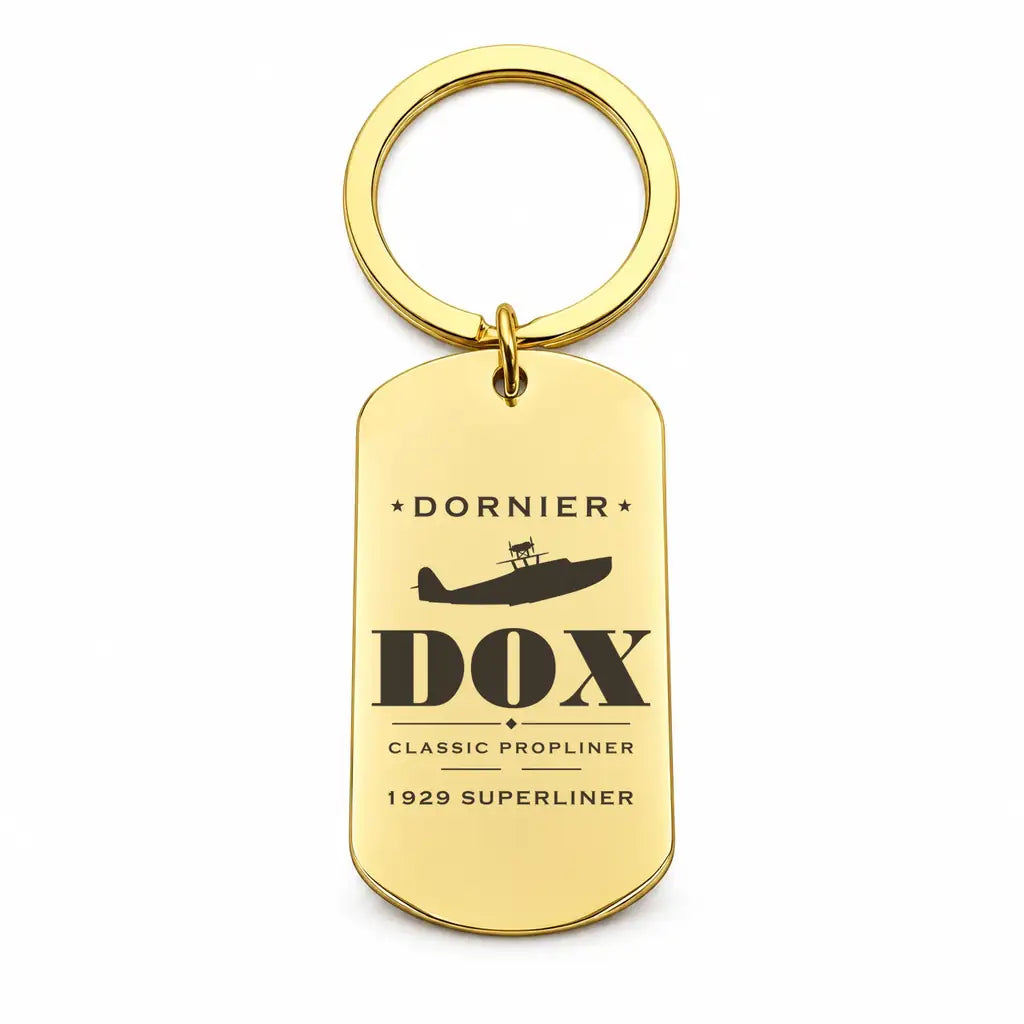 Dornier Do X - Key Chain - Heritage - Gold