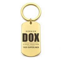 Thumbnail for Dornier Do X - Key Chain - Tag - Gold