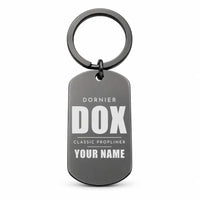 Thumbnail for Dornier Do X - Key Chain - Tag + Name - Black