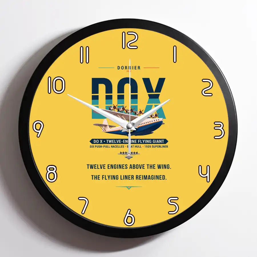 Dornier Do X - Original - Framed - Yellow
