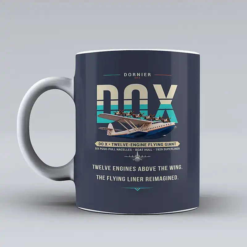 Dornier Do X - Original - Mug - Dark Blue