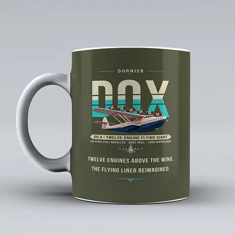 Dornier Do X - Original - Mug - Green Army