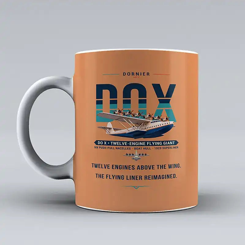 Dornier Do X - Original - Mug - Orange