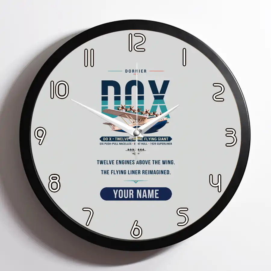 Dornier Do X - Original + Name - Framed - Light Gray