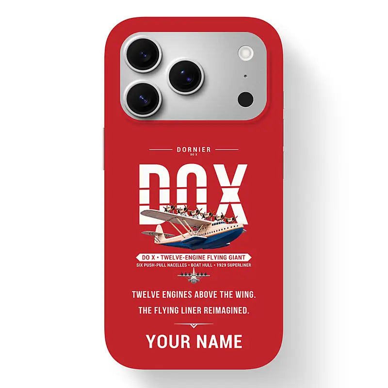 Dornier Do X - Original + Name - MagSafe iPhone 17 Pro - Red