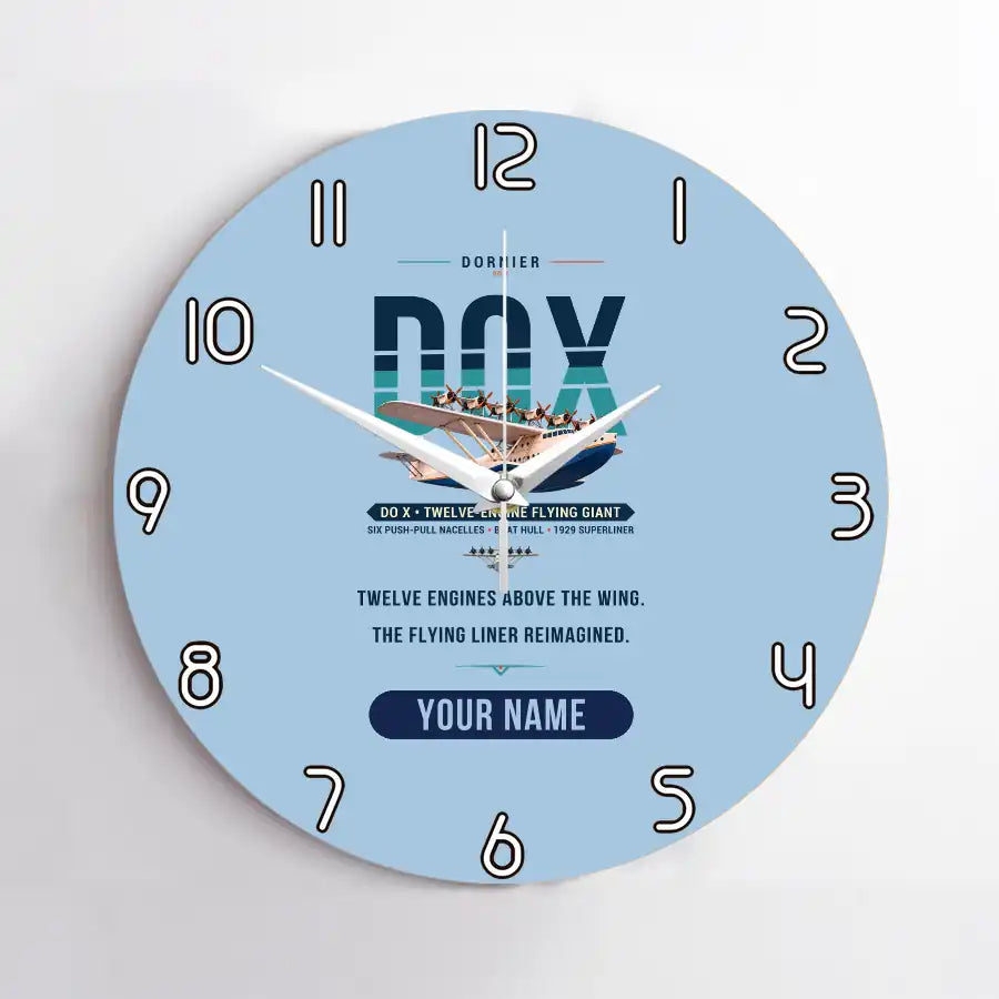 Dornier Do X - Original + Name - No Frame - Light Blue