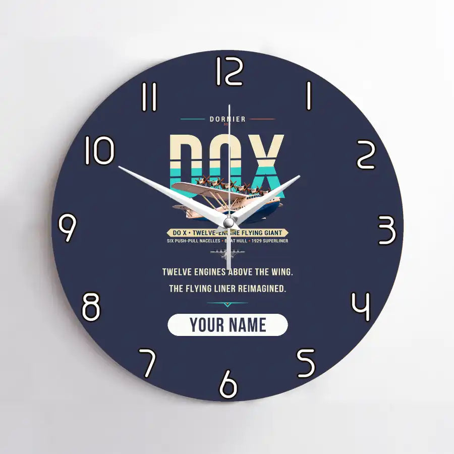 Dornier Do X - Original + Name - No Frame - Navy Blue