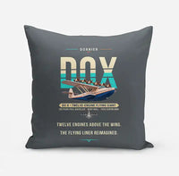 Thumbnail for Dornier Do X - Original - Pillow - Gray