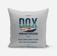 Thumbnail for Dornier Do X - Original - Pillow - Light Gray