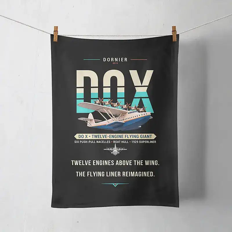 Dornier Do X - Original - Towel - Black