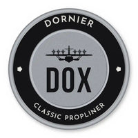 Thumbnail for Dornier Do X Patches - Circle - Black Silver