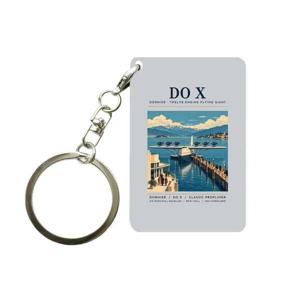 Dornier Do X - Poster - Key Chain - Light Gray