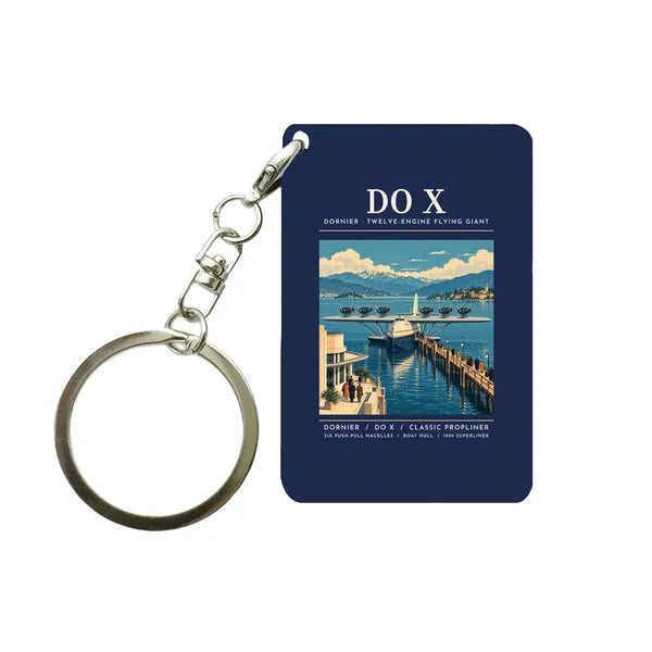 Dornier Do X - Poster - Key Chain - Navy Blue