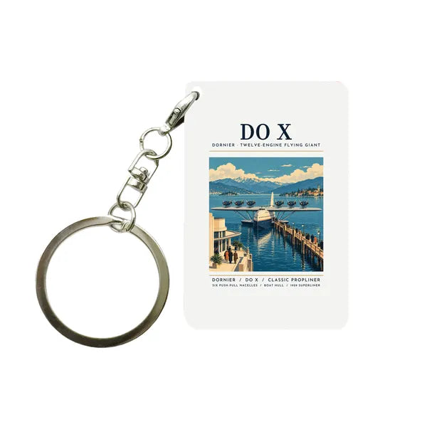 Dornier Do X - Poster - Key Chain - White