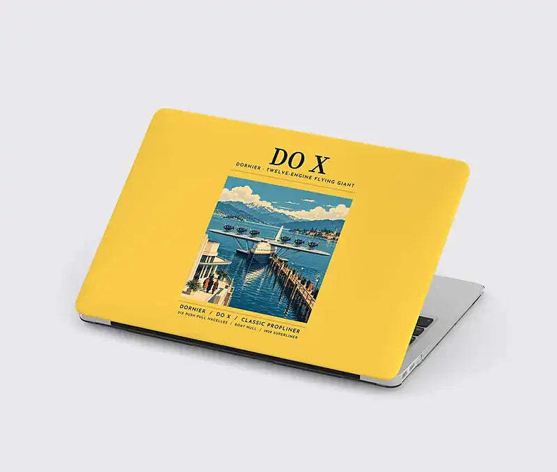 Dornier Do X - Poster - MacBook Case - Yellow
