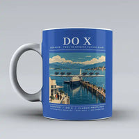 Thumbnail for Dornier Do X - Poster - Mug - Blue