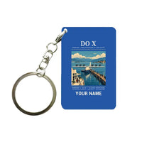 Thumbnail for Dornier Do X - Poster + Name - Key Chain - Blue