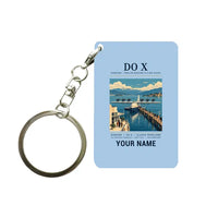 Thumbnail for Dornier Do X - Poster + Name - Key Chain - Light Blue