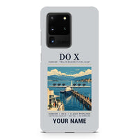 Thumbnail for Dornier Do X - Poster + Name - Samsung Case - Light Gray