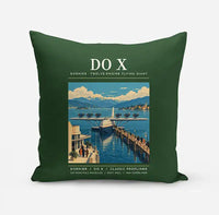 Thumbnail for Dornier Do X - Poster - Pillow - Dark Green