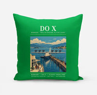 Thumbnail for Dornier Do X - Poster - Pillow - Green