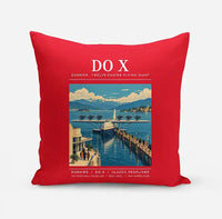 Thumbnail for Dornier Do X - Poster - Pillow - Red
