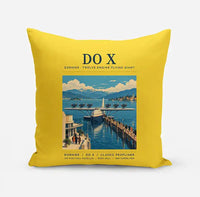 Thumbnail for Dornier Do X - Poster - Pillow - Yellow