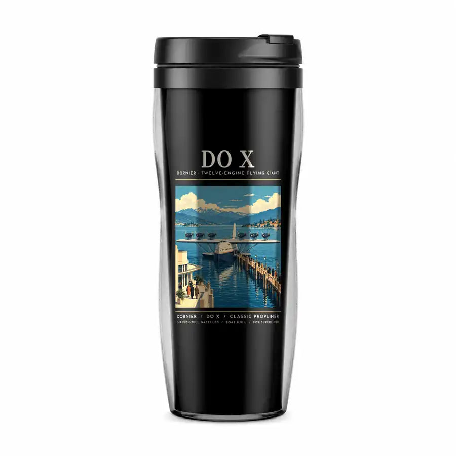 Dornier Do X - Poster - Plastic (No Holder) - Black