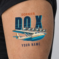 Thumbnail for Dornier Do X - Tattoo - Cartoon + Name - Man