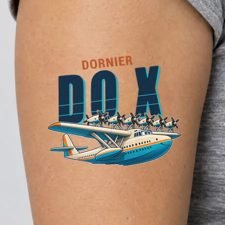 Dornier Do X - Tattoo - Cartoon