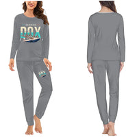 Thumbnail for Dornier Do X - Women Pajamas - Original Chest - Gray