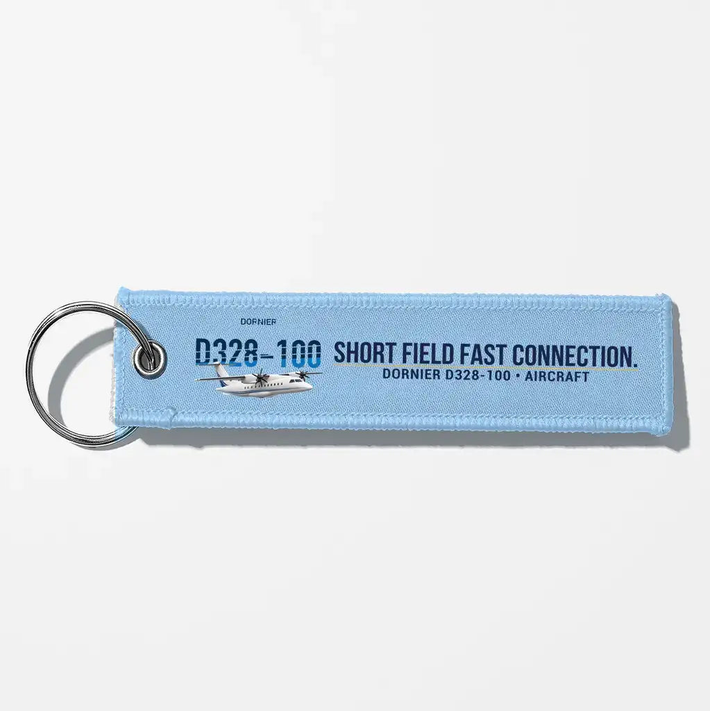 Dornier D328-100 Aviator Key Chains - Light Blue