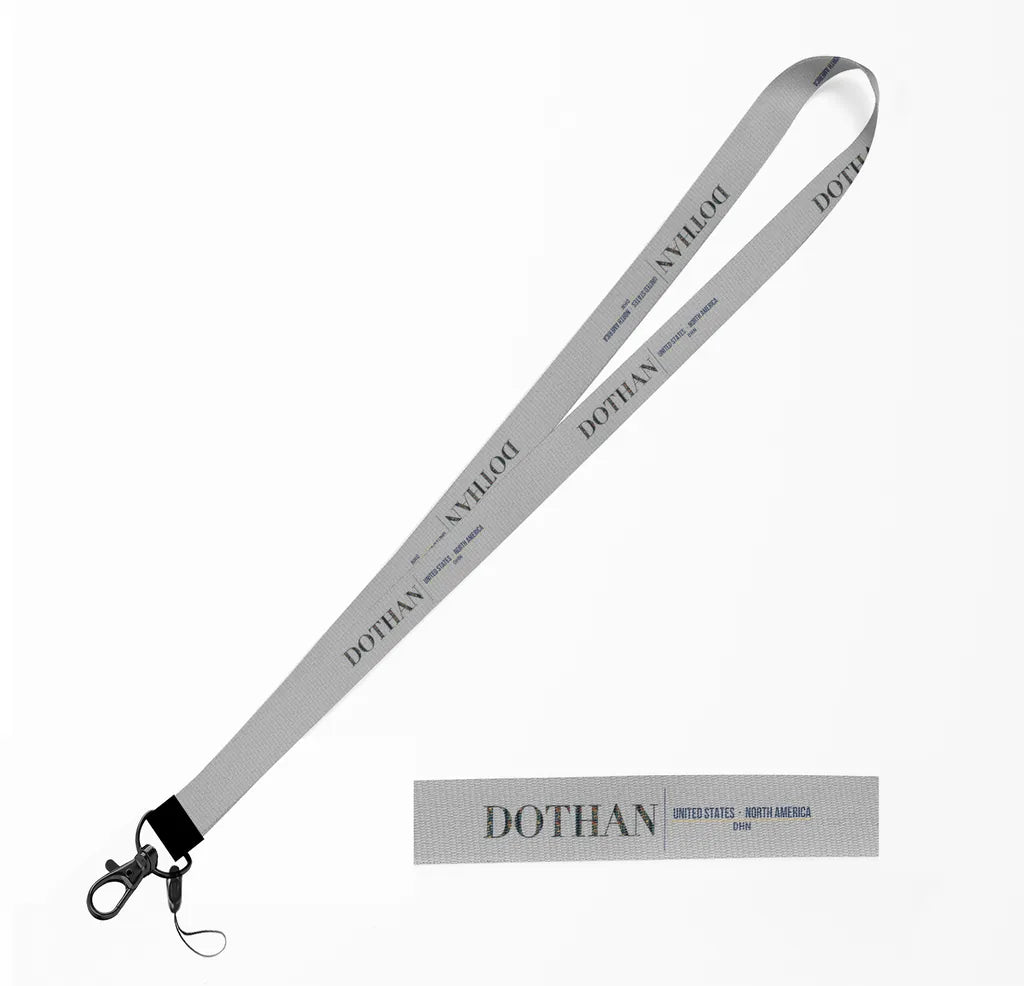 Dothan City Series lanyard - light gray