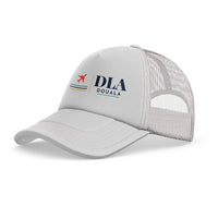 Thumbnail for Douala International Airport (DLA) trucker cap - white