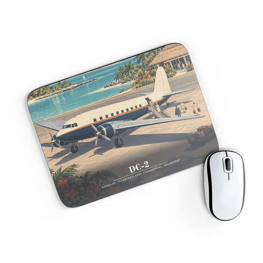 Douglas DC-2 - 3D - Mouse Pad - Full Print