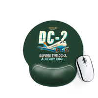 Thumbnail for Douglas DC-2 - Cartoon - Ergonomic Mouse Pad - Dark Green