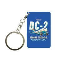 Thumbnail for Douglas DC-2 - Cartoon - Key Chain - Blue