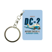 Thumbnail for Douglas DC-2 - Cartoon - Key Chain - Light Blue