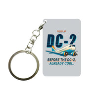 Thumbnail for Douglas DC-2 - Cartoon - Key Chain - Light Gray